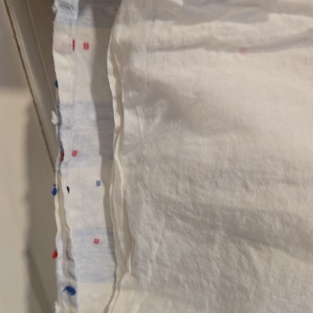 LOFT Sundress Red, White, and Blue Size 4 100% Cotton - Picture 8 of 10
